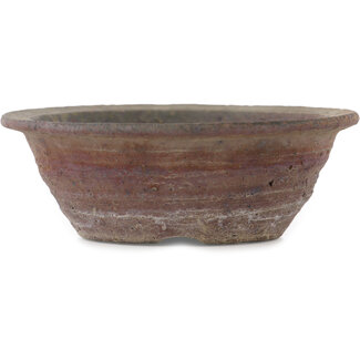 Bonsai Vaso bonsai rotondo non smaltato da 105 mm di Bonsai, Giappone