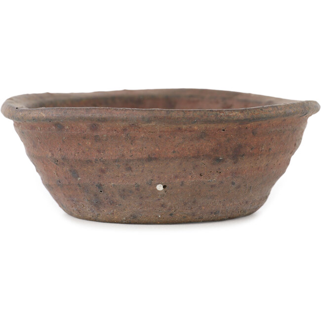 Pot à bonsaï rond non émaillé de Bonsai - 105 x 105 x 40 mm