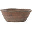 Maceta para bonsái redonda sin esmaltar de Bonsai - 105 x 105 x 40 mm