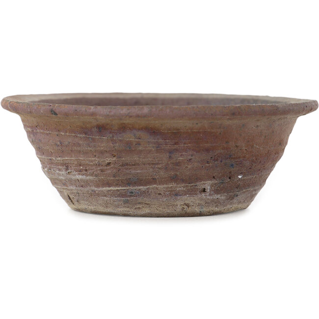 Maceta para bonsái redonda sin esmaltar de Bonsai - 105 x 105 x 35 mm