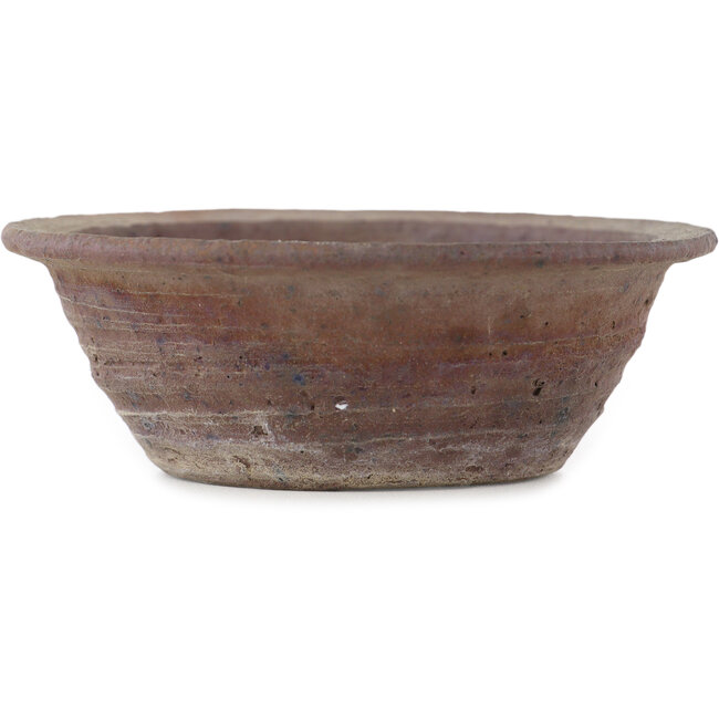 Pot à bonsaï rond non émaillé de Bonsai - 105 x 105 x 35 mm