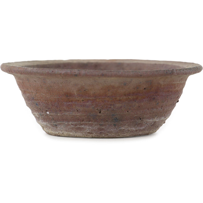 Ronde ongeglazuurde bonsai pot van Bonsai - 105 x 105 x 35 mm
