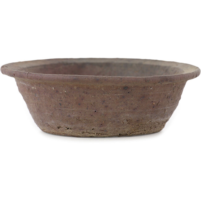 Pot à bonsaï rond non émaillé de Bonsai - 94 x 94 x 30 mm