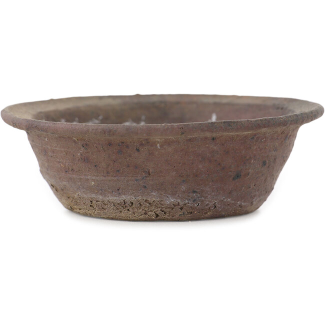 Ronde ongeglazuurde bonsai pot van Bonsai - 94 x 94 x 30 mm