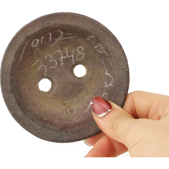 Runder unglasierter Bonsai-Topf von Bonsai - 94 x 94 x 30 mm