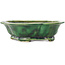 Mokko groene bonsai pot van Seizan - 180 x 155 x 50 mm