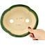 Pot à bonsaï vert Mokko de Seizan - 180 x 155 x 52 mm