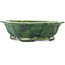 Pot à bonsaï vert Mokko de Seizan - 180 x 155 x 50 mm