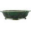 Pot à bonsaï vert Mokko de Seizan - 180 x 155 x 50 mm