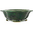 Pot à bonsaï vert Mokko de Seizan - 180 x 155 x 50 mm