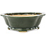 Mokko groene bonsai pot van Seizan - 180 x 155 x 50 mm