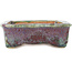 Maceta rectangular para bonsái multicolor de Hama Jube - 177 x 152 x 50 mm