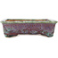 Maceta rectangular para bonsái multicolor de Hama Jube - 177 x 152 x 50 mm
