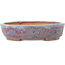 Runder rot-blauer Bonsai-Topf von Hama Jube - 173 x 152 x 43 mm