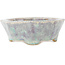 Pot à bonsaï octogonal violet et bleu de Hama Jube - 165 x 165 x 60 mm