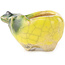 Pot à bonsaï rond jaune et vert de Masashi Furumoto - 25 x 25 x 15 mm