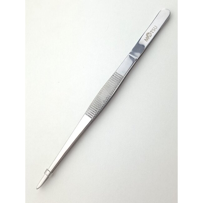 Handgefertigte Edelstahlpinzette 200mm von Matsu Bonsai Tools für präzise Bonsaipflege