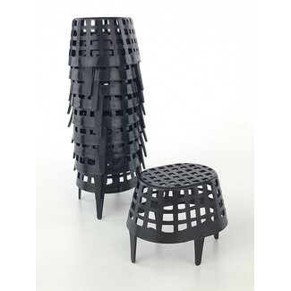 Set van 10 kunststof mestkorfjes, 50 mm diameter, voor bonsai