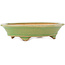 Ovale groene bonsai pot van Hattori - 165 x 130 x 40 mm