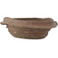 Oval unglazed bonsai pot by Bonsai - 195 x 145 x 62 mm