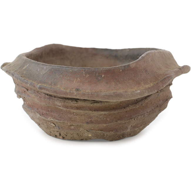 Oval unglazed bonsai pot by Bonsai - 195 x 145 x 62 mm