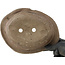 Oval unglazed bonsai pot by Bonsai - 195 x 145 x 62 mm
