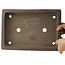 Rectangular unglazed bonsai pot by Yamaaki - 378 x 260 x 80 mm
