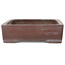 Pot à bonsaï rectangulaire non émaillé de Yamaaki - 355 x 243 x 65 mm