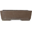 Maceta rectangular sin esmaltar para bonsái de Yamaaki - 317 x 210 x 98 mm