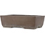Rectangular unglazed bonsai pot by Yamaaki - 317 x 210 x 98 mm
