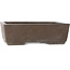 Maceta rectangular sin esmaltar para bonsái de Yamaaki - 317 x 210 x 98 mm