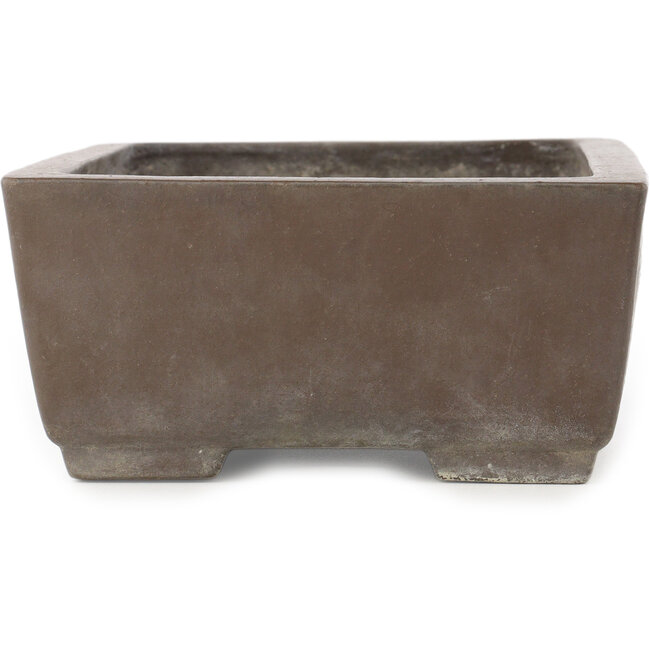 Maceta rectangular sin esmaltar para bonsái de Yamaaki - 317 x 210 x 98 mm