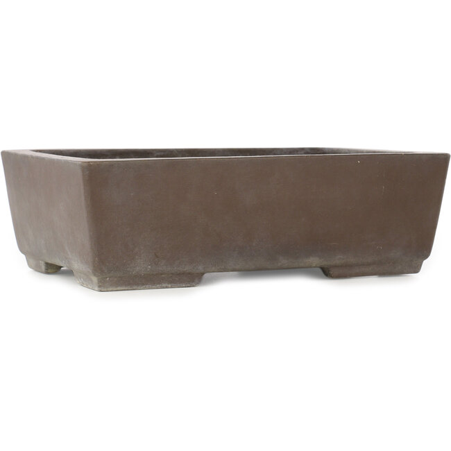 Vaso bonsai rettangolare non smaltato di Yamaaki - 317 x 210 x 98 mm