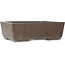 Rectangular unglazed bonsai pot by Yamaaki - 317 x 210 x 98 mm