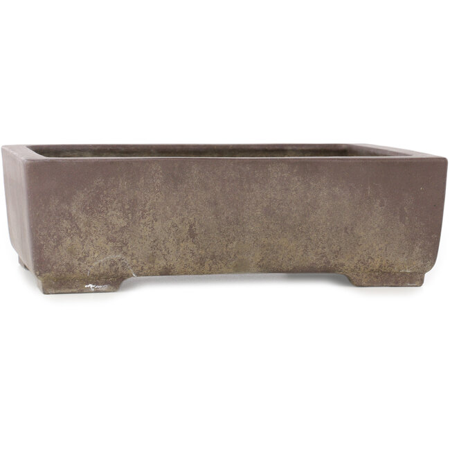 Vaso bonsai rettangolare non smaltato di Yamaaki - 322 x 230 x 95 mm