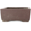 Rectangular unglazed bonsai pot by Yamaaki - 322 x 230 x 95 mm