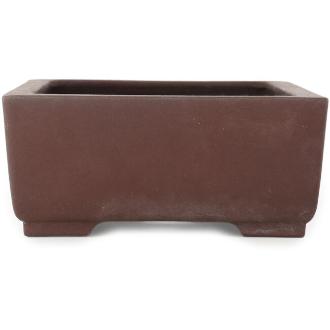 Pot à bonsaï rectangulaire non émaillé de Yamaaki - 327 x 236 x 100 mm