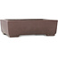 Rectangular unglazed bonsai pot by Yamaaki - 322 x 230 x 95 mm