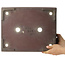 Pot à bonsaï rectangulaire non émaillé de Yamaaki - 375 x 302 x 90 mm