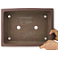 Maceta rectangular sin esmaltar para bonsái de Yamaaki - 375 x 275 x 95 mm