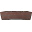 Rectangular unglazed bonsai pot by Yamaaki - 405 x 300 x 102 mm