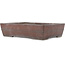 Pot à bonsaï rectangulaire non émaillé de Yamaaki - 405 x 300 x 102 mm