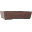 Rectangular unglazed bonsai pot by Yamaaki - 405 x 300 x 102 mm