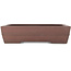 Rectangular unglazed bonsai pot by Yamaaki - 405 x 300 x 100 mm
