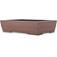 Rectangular unglazed bonsai pot by Yamaaki - 405 x 300 x 100 mm