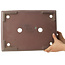 Pot à bonsaï rectangulaire non émaillé de Yamaaki - 405 x 300 x 100 mm