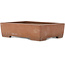 Maceta rectangular sin esmaltar para bonsái de Kizan - 325 x 245 x 85 mm