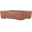 Rectangular unglazed bonsai pot by Kizan - 382 x 300 x 95 mm