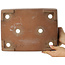 Maceta rectangular sin esmaltar para bonsái de Kizan - 325 x 245 x 85 mm