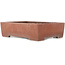 Rectangular unglazed bonsai pot by Kizan - 382 x 300 x 95 mm